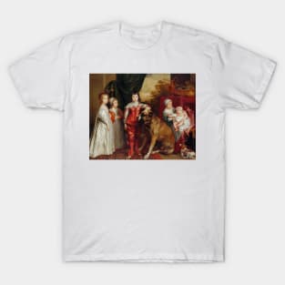 Five Eldest Children of Charles I by Anthony van Dyck T-Shirt